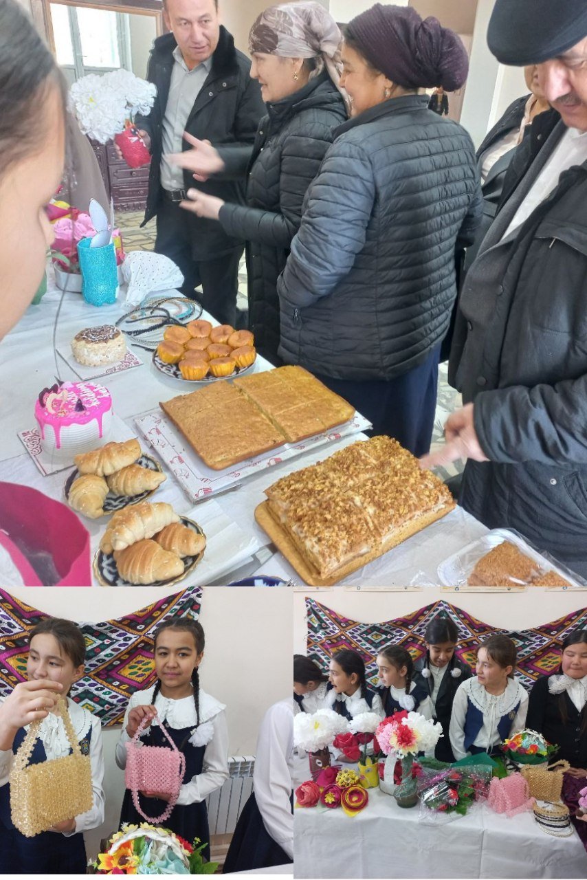 "Mohir qo'llar gapirganda", "Onamga sovg'a" nomi ostida ochiq yarmarka bo'lib o'tdi.