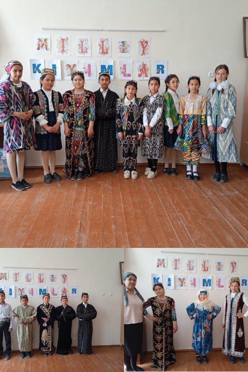 Maktabimizda "Milliy kiyimlar " tanlovi bo'lib o'tdi